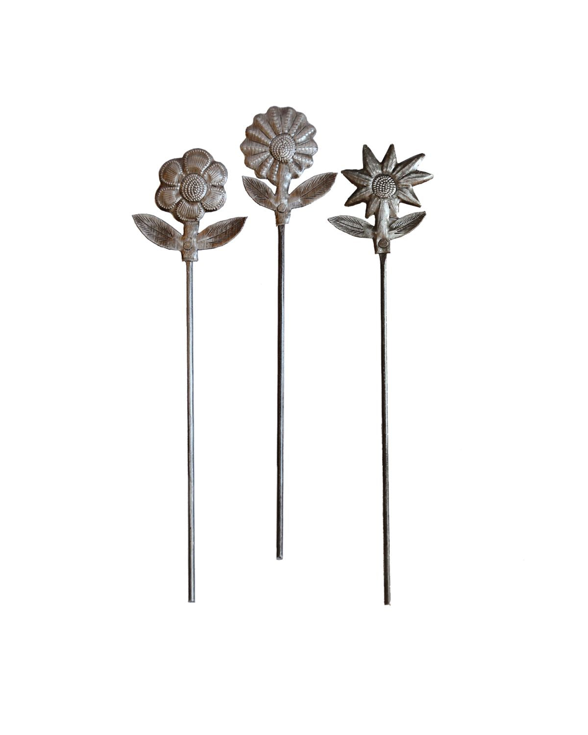 Floral Plant Stake Set