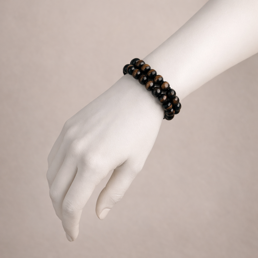 Tiger Eye Beaded Bracelet