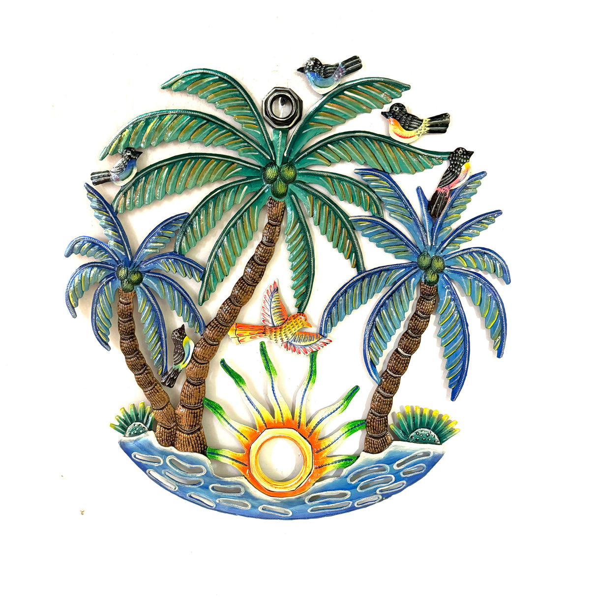 Palm Trees Oil Drum Top