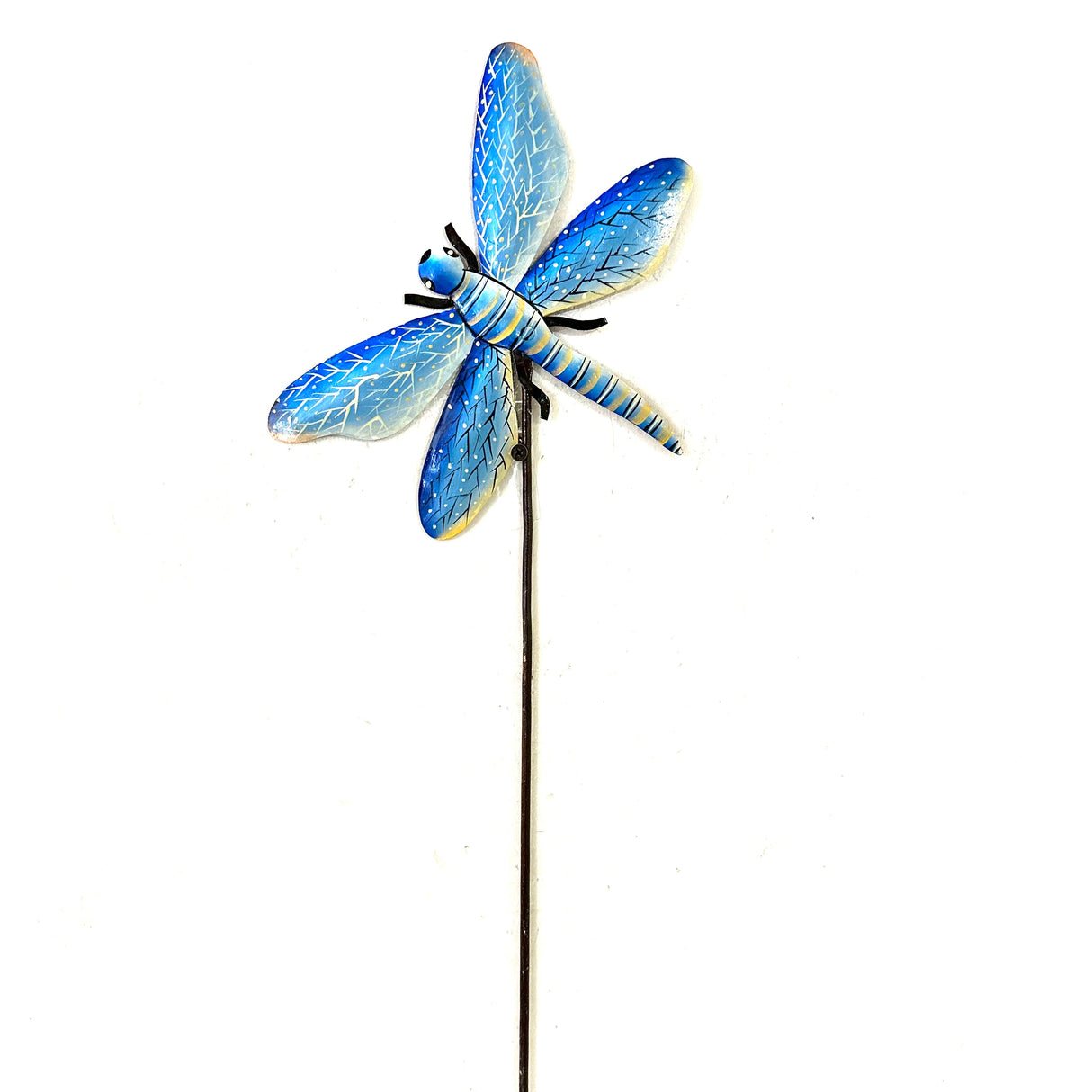 Sweet Blue Dragonfly Garden Stake