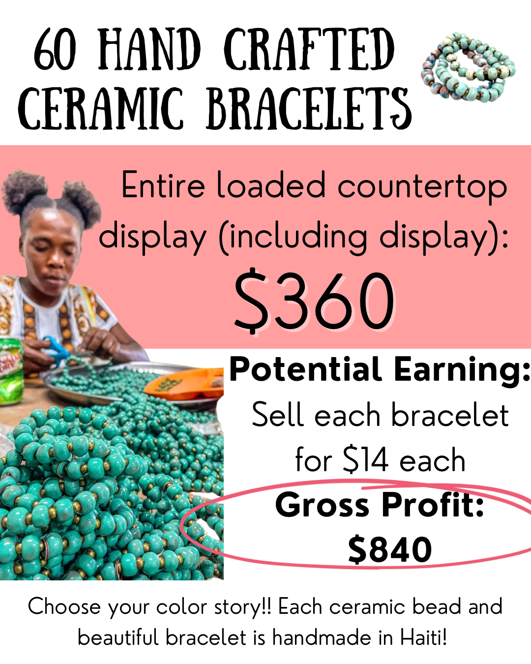 Loaded Bracelet Display Set (set of 60)