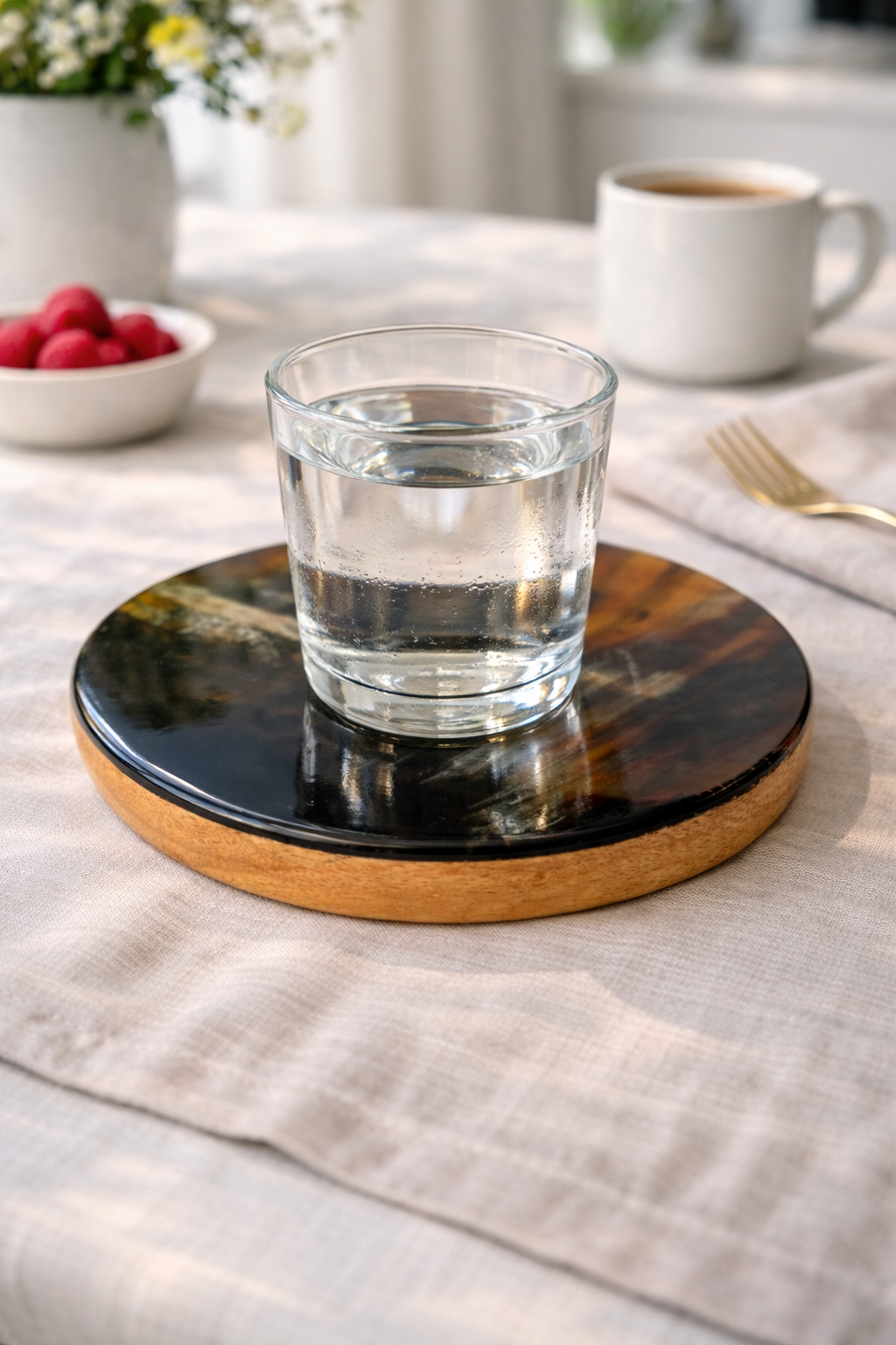 Horn Decorative Catch-All Plate