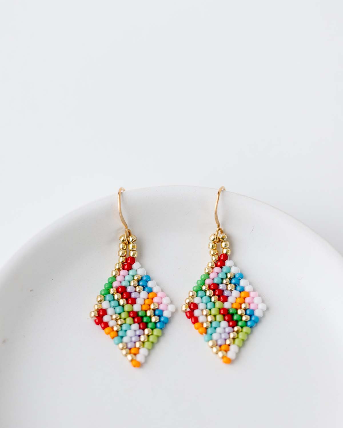 Beaded Confetti Earrings