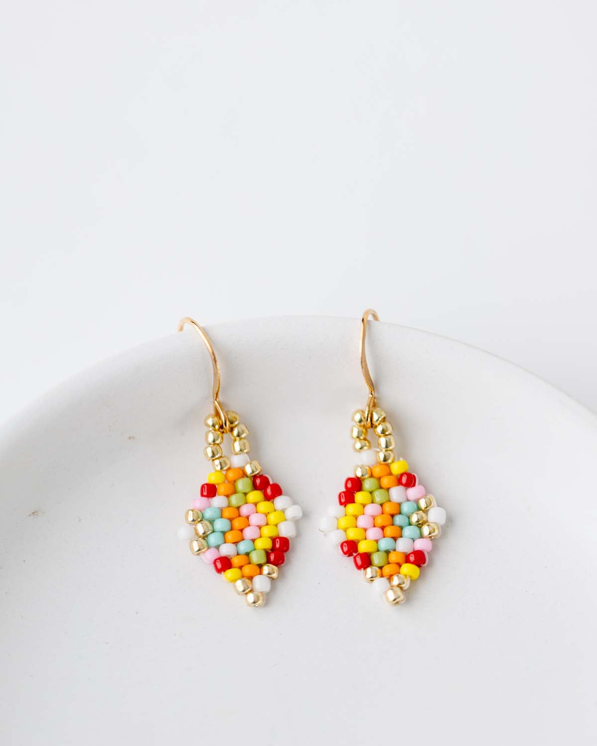 Beaded Confetti Earrings