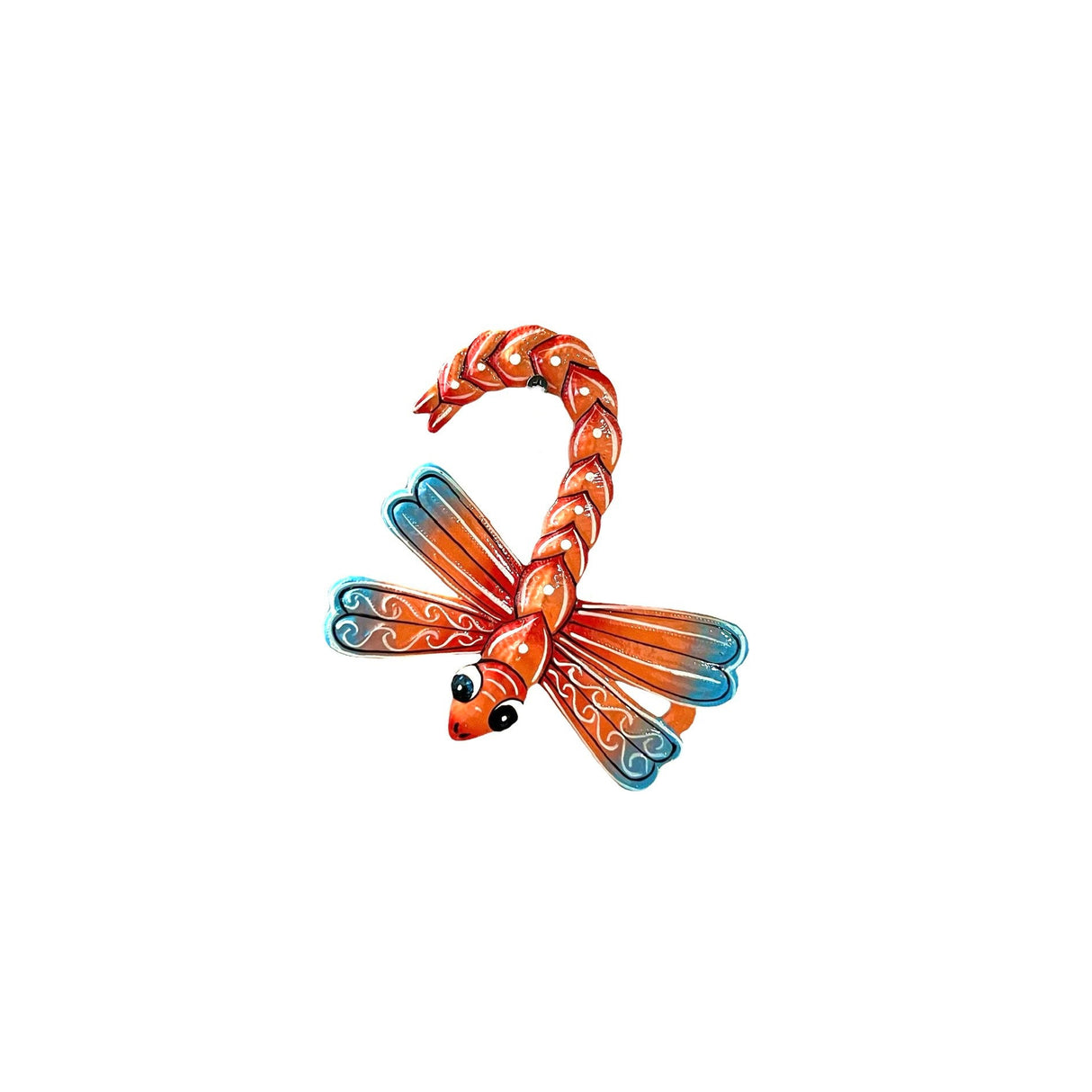 Orange Dragonfly Wall Art