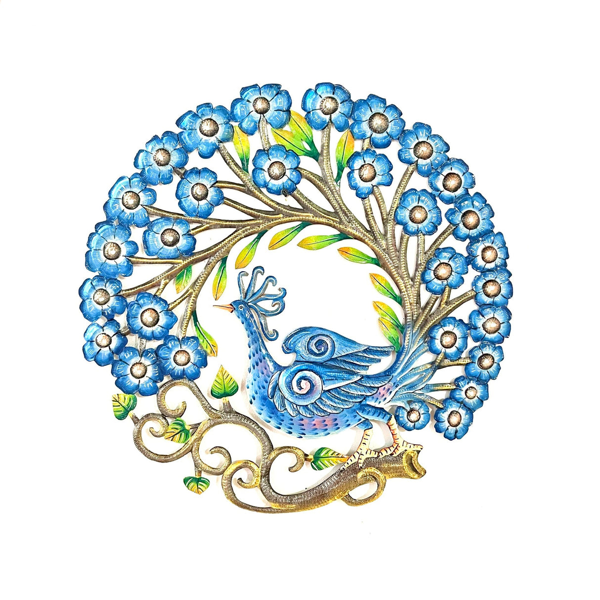 Large Blue Peacock