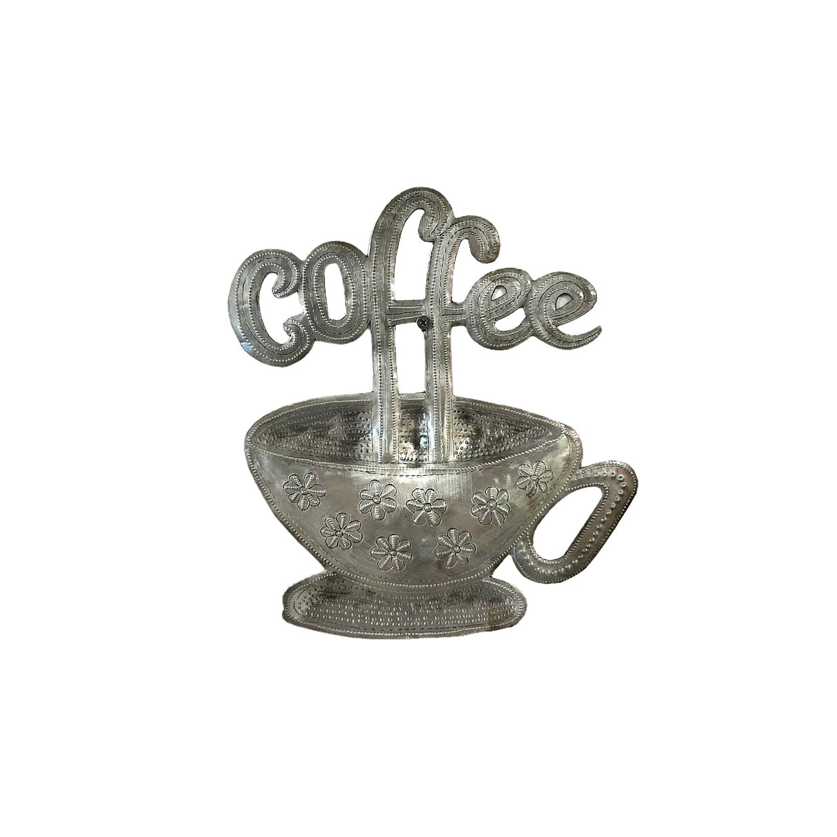 Floral Coffee Cup Wall Art