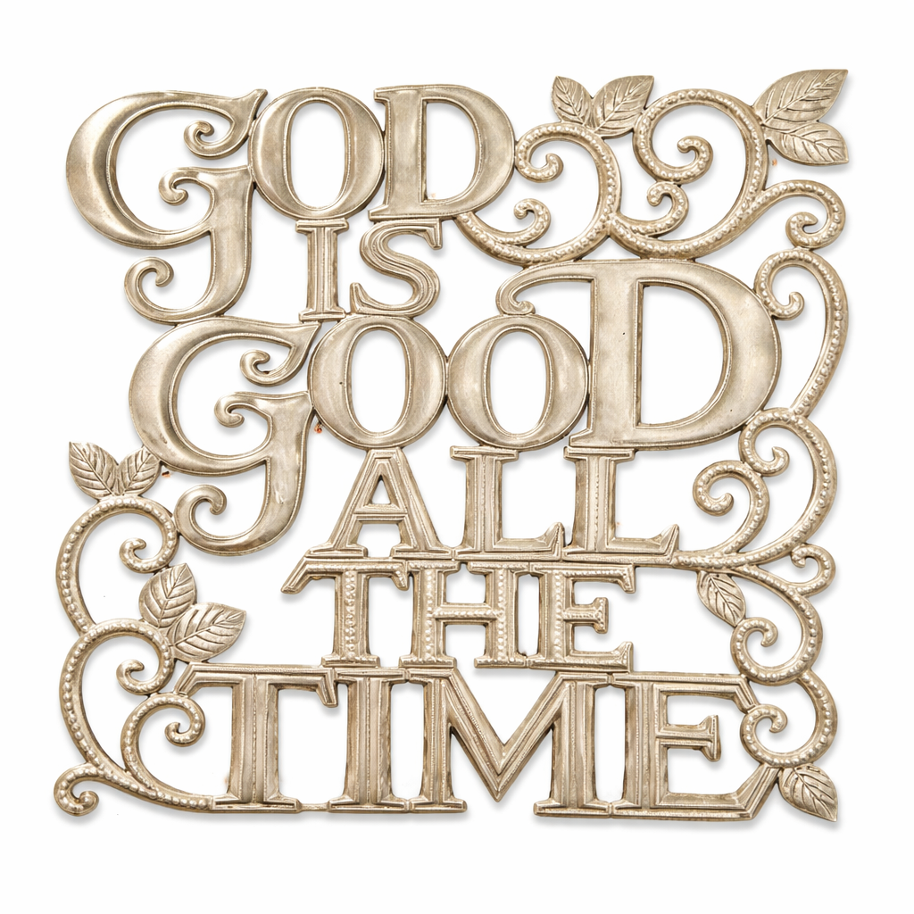 Give Thanks Metal Wreath Art