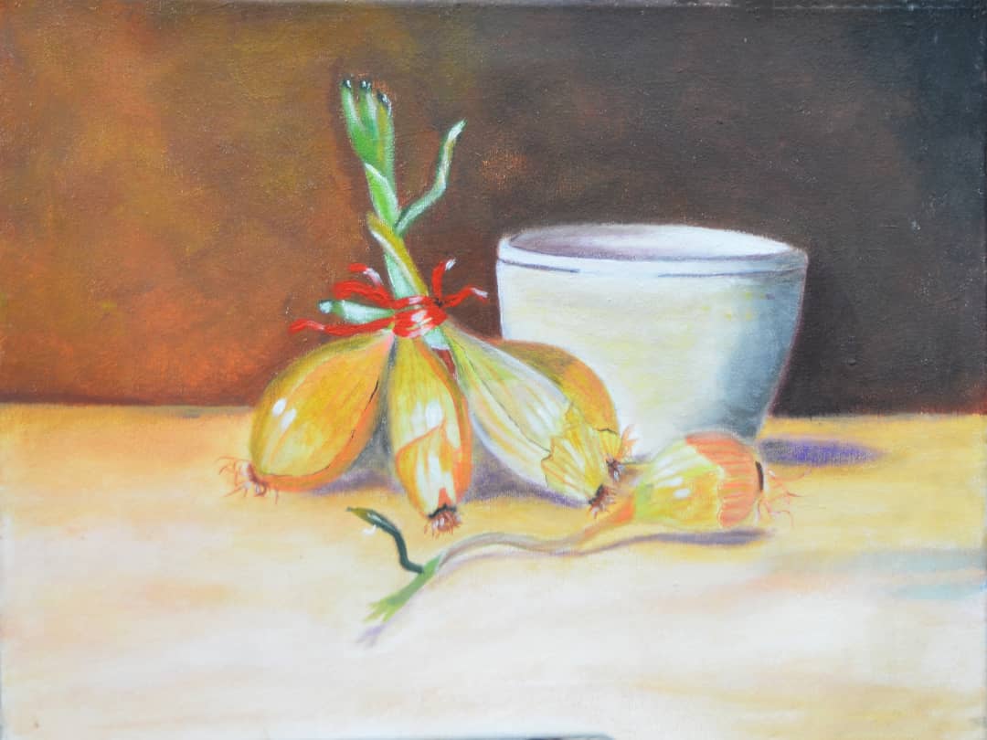 Haitian Onion Still Life