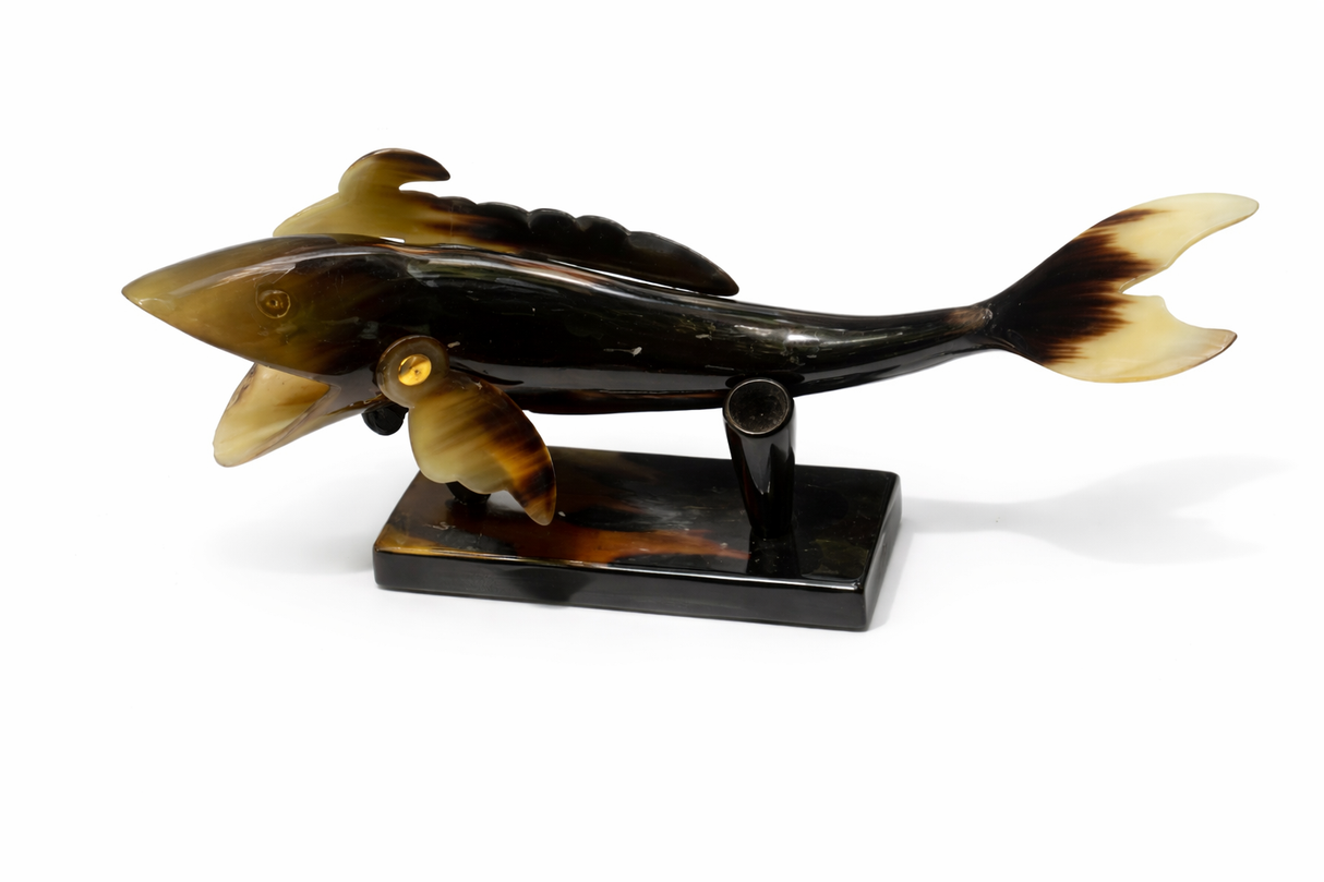 Horn Fish Sculpture