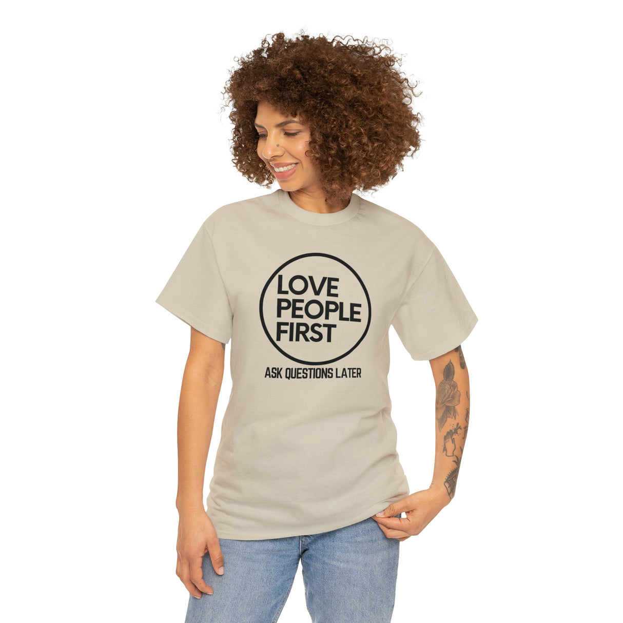Love People First Tee
