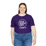 Love People First Tee (White Print)