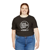 Love People First Tee (White Print)