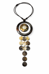 Horn Five-Strand Cascade Necklace