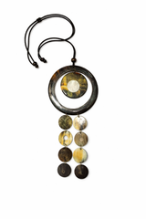 Horn Ring Cascade Necklace