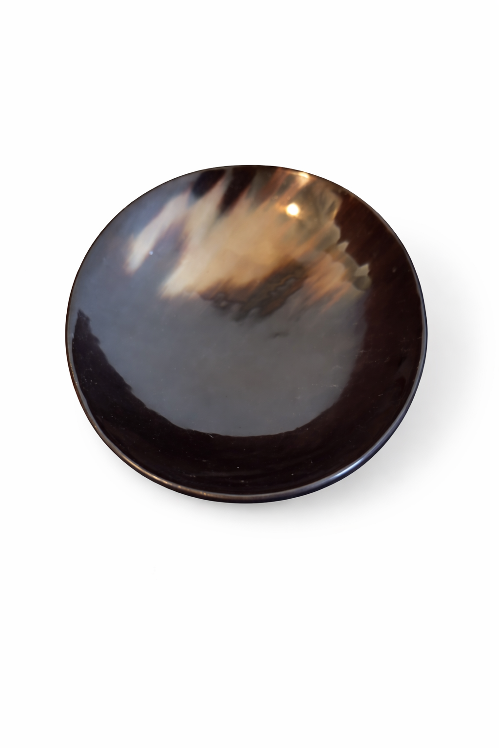 Deep Black Horn Bowl