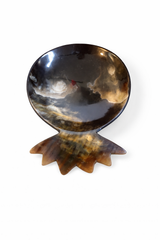 Horn Star Pedestal Bowl