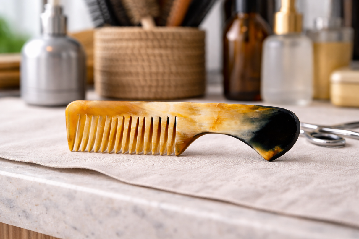 Natural Horn Hair Comb