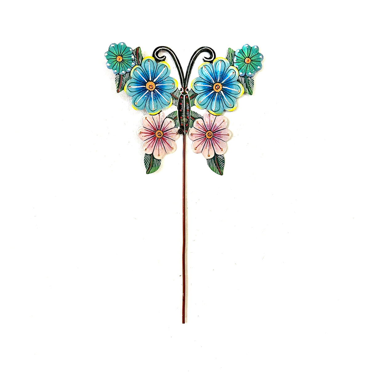 Butterfly Garden Stake- Flowers 3