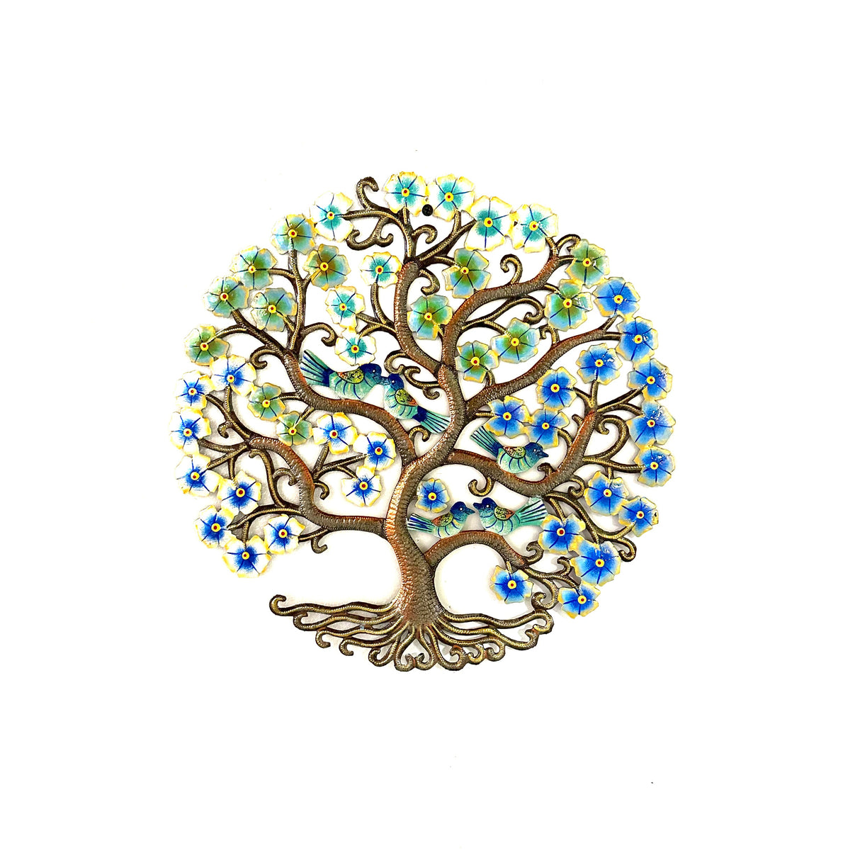 Medium Blue Lovebirds Tree of Life