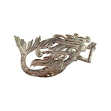 Handmade Haitian Metal Wall Art, Steel Mermaid Style, 15" x 9"