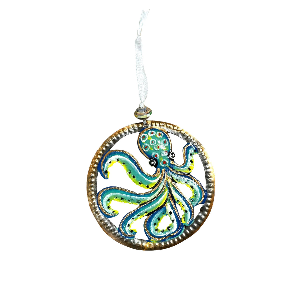 Round Octopus Ornament