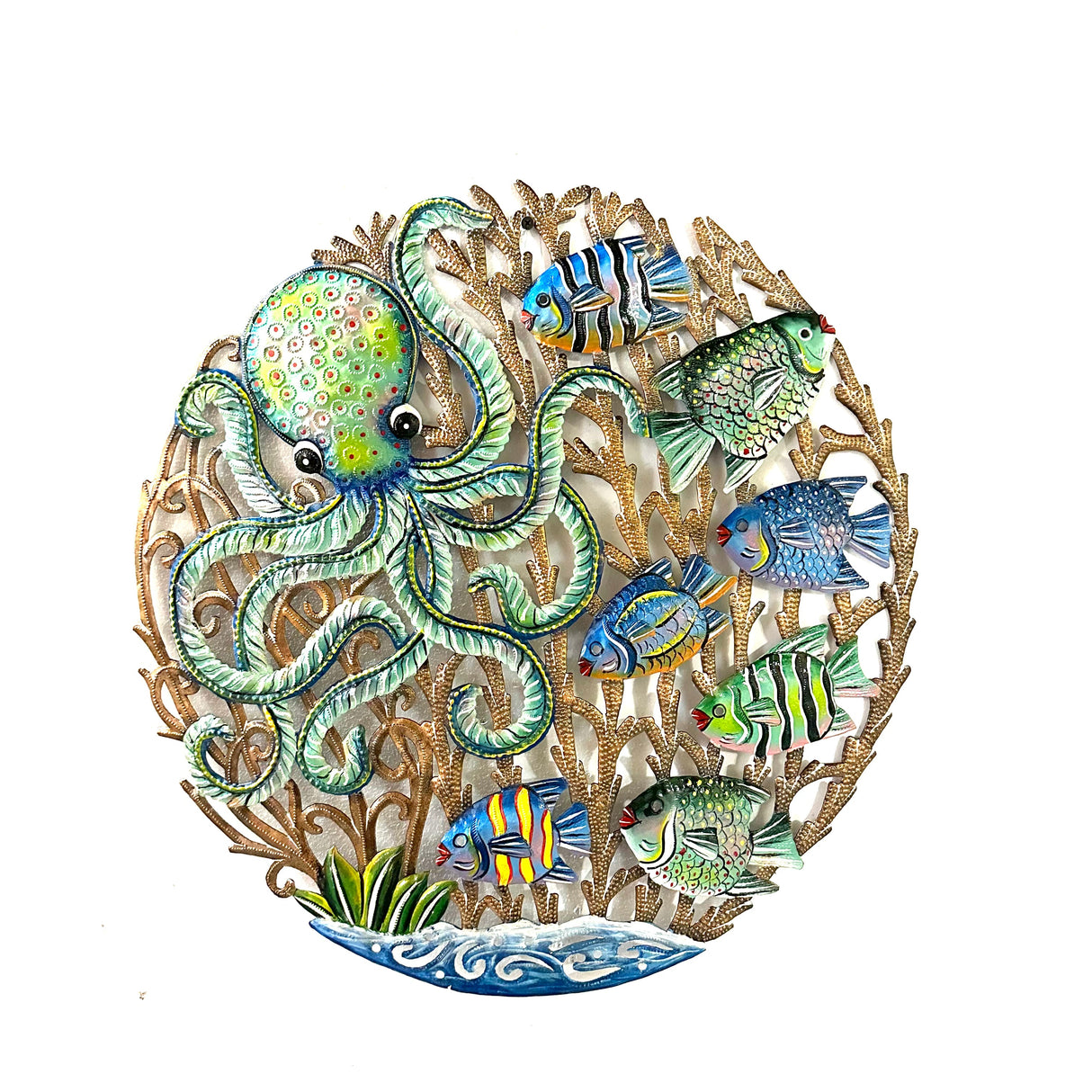 Antelus Octopus- Blue/Green Fish