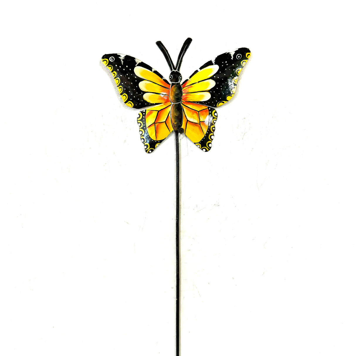 Black and Yellow Butterfly Garden Stake