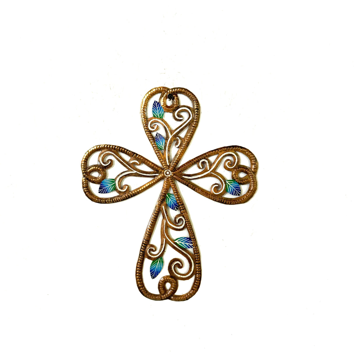 Bronze and Blue Cross