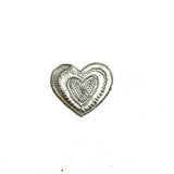 Steel Drum Heart Magnet, Handmade Haitian Recycled Metal Fridge Decor, 2" x 2"