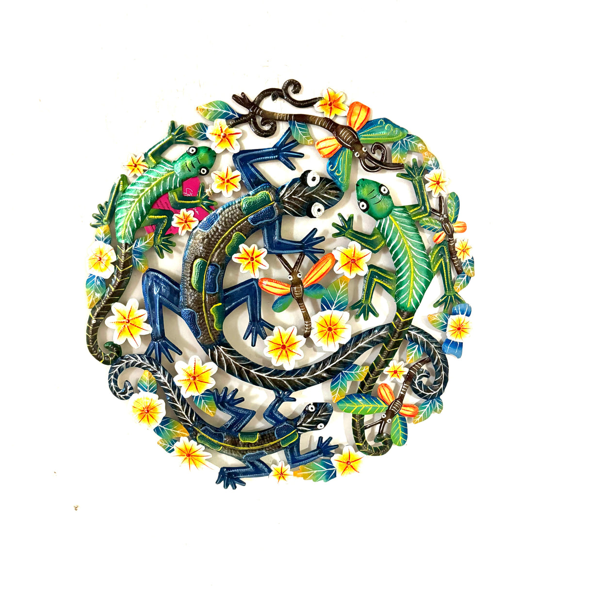 Lizard and Dragonflies