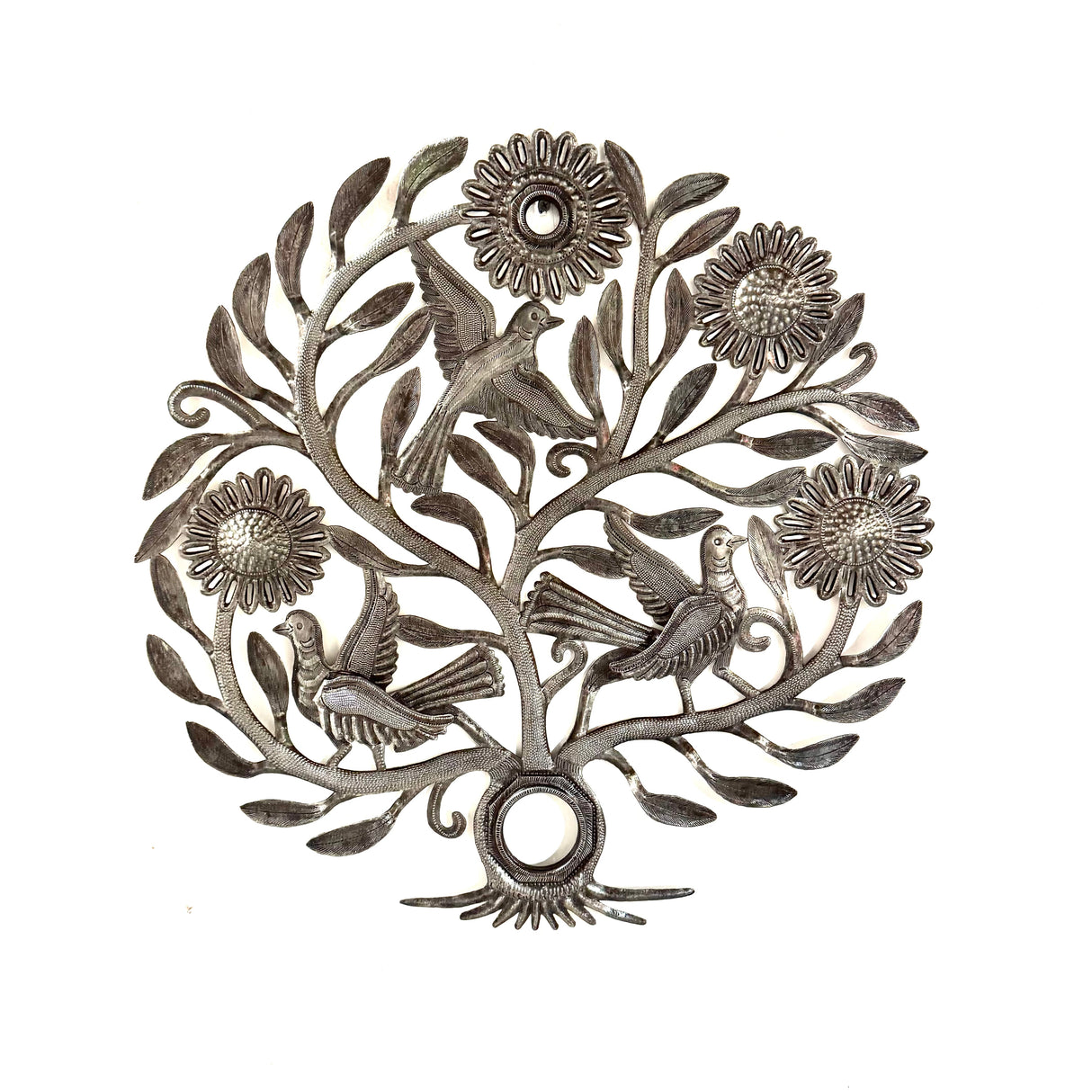 3-D Wings Tree Oil Drum Top