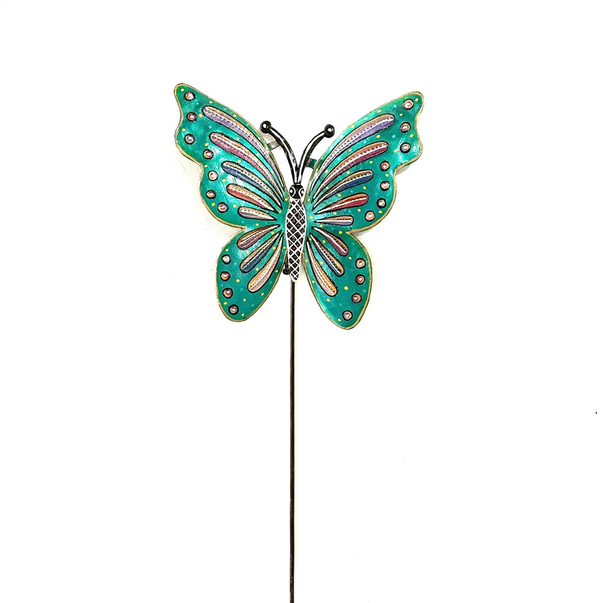 Green Butterfly Garden Stake