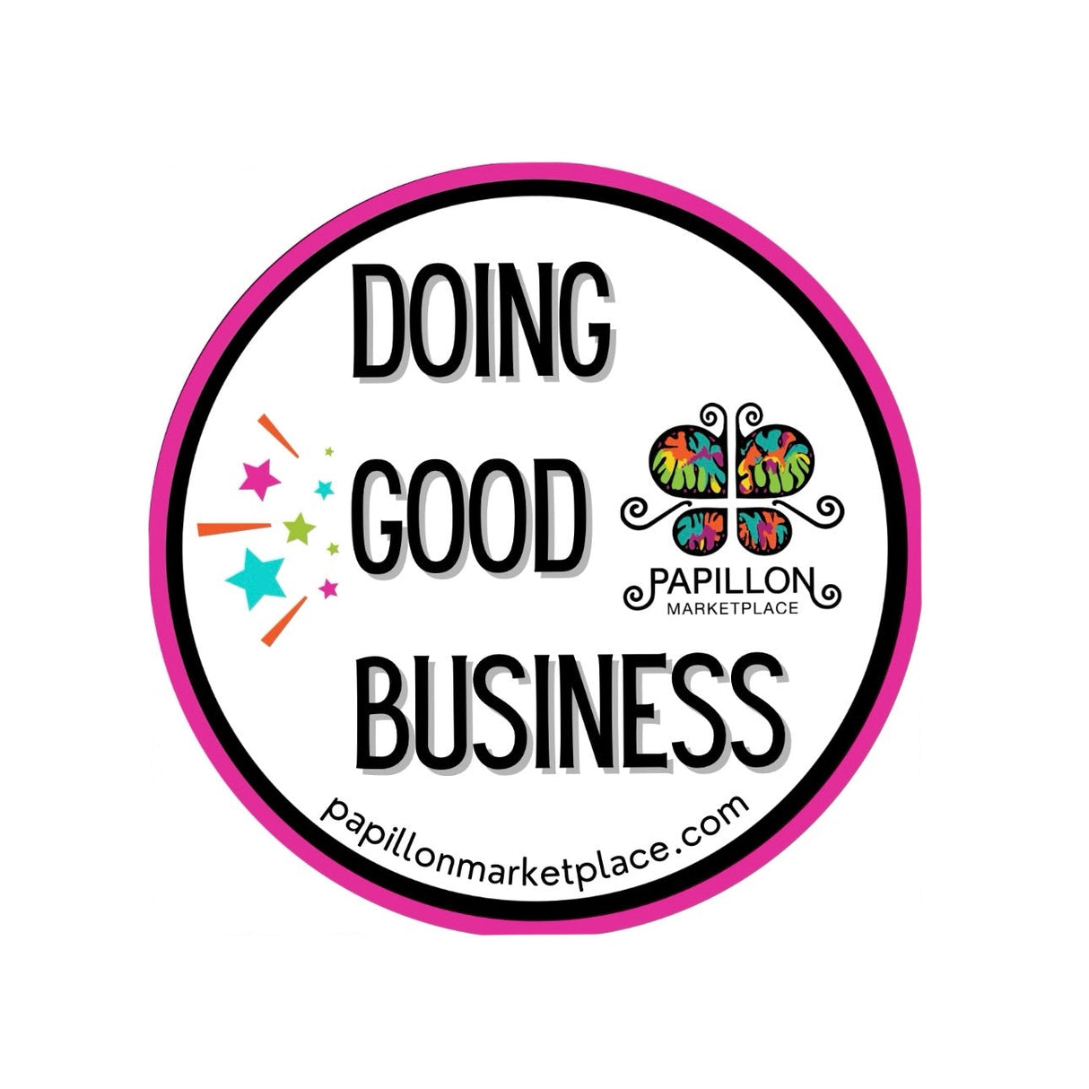 Doing Good Business Sticker