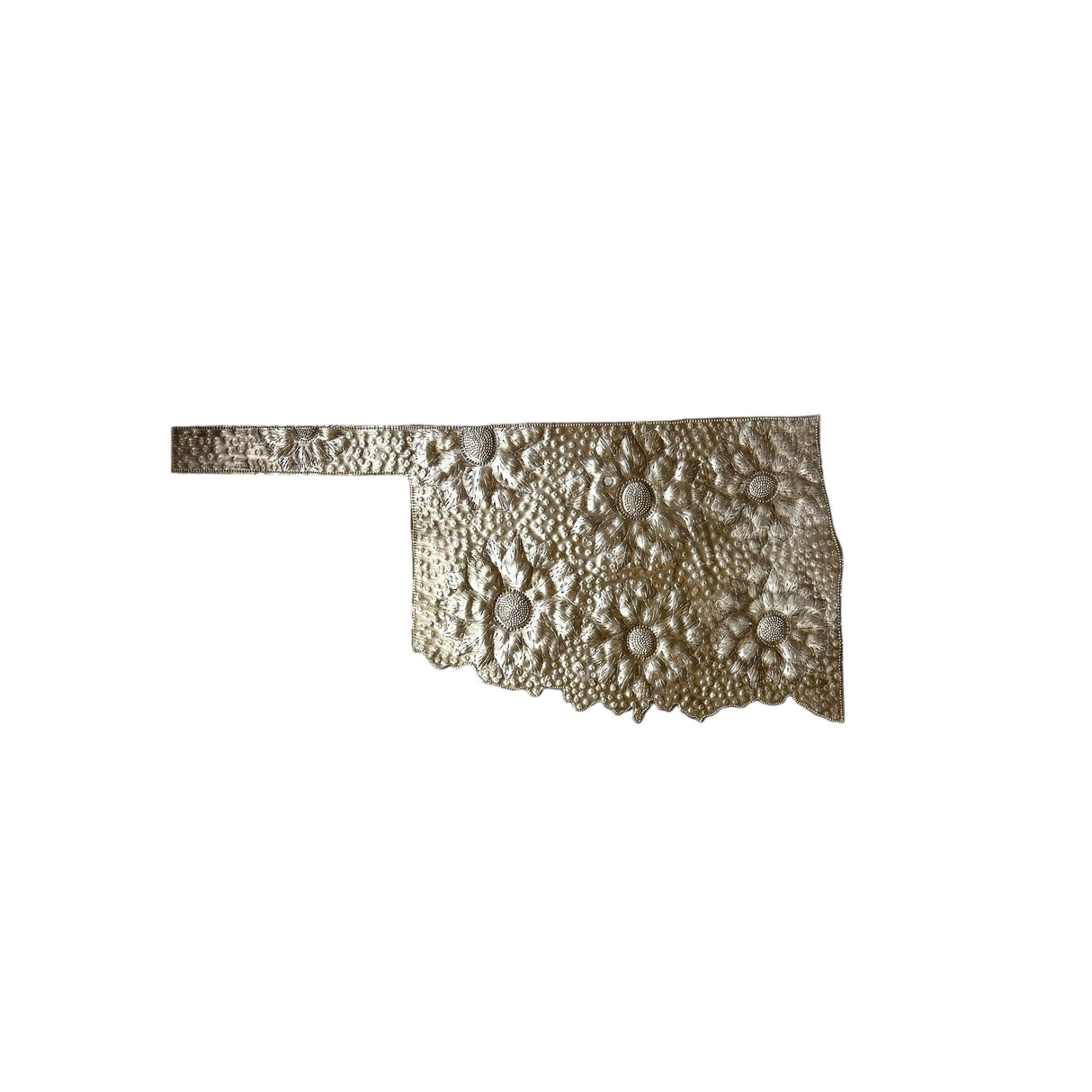 Oklahoma Floral Metal Art