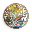Large Yellow Octopus Haitian Handmade Metal Art