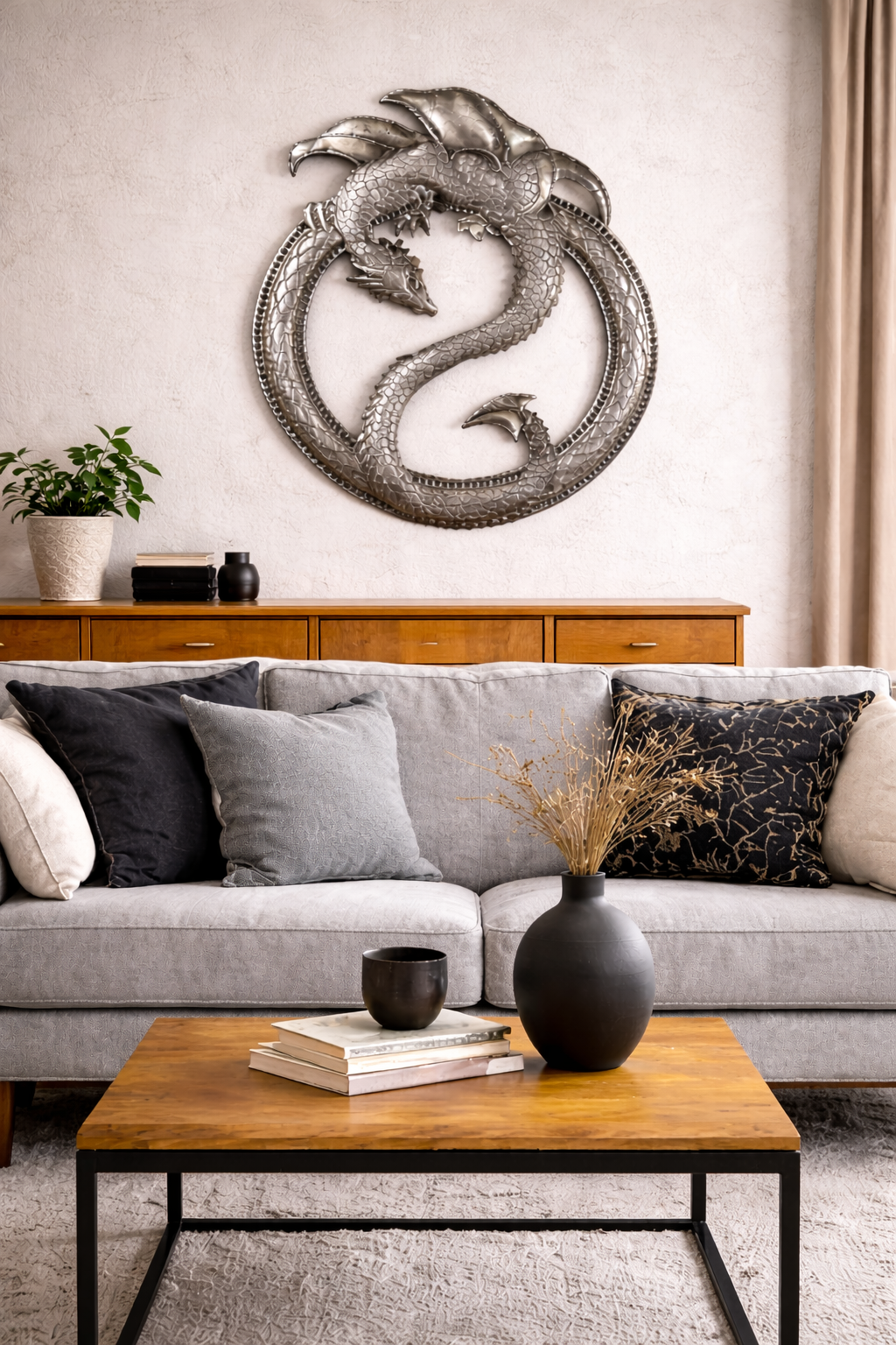 Dragon Ring Haitian Metal Art