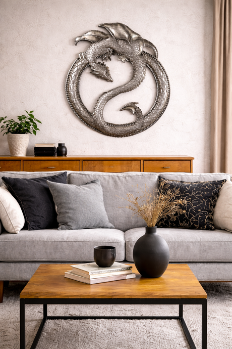 Dragon Ring Haitian Metal Art