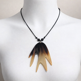 Horn Chevron Pendant Necklace