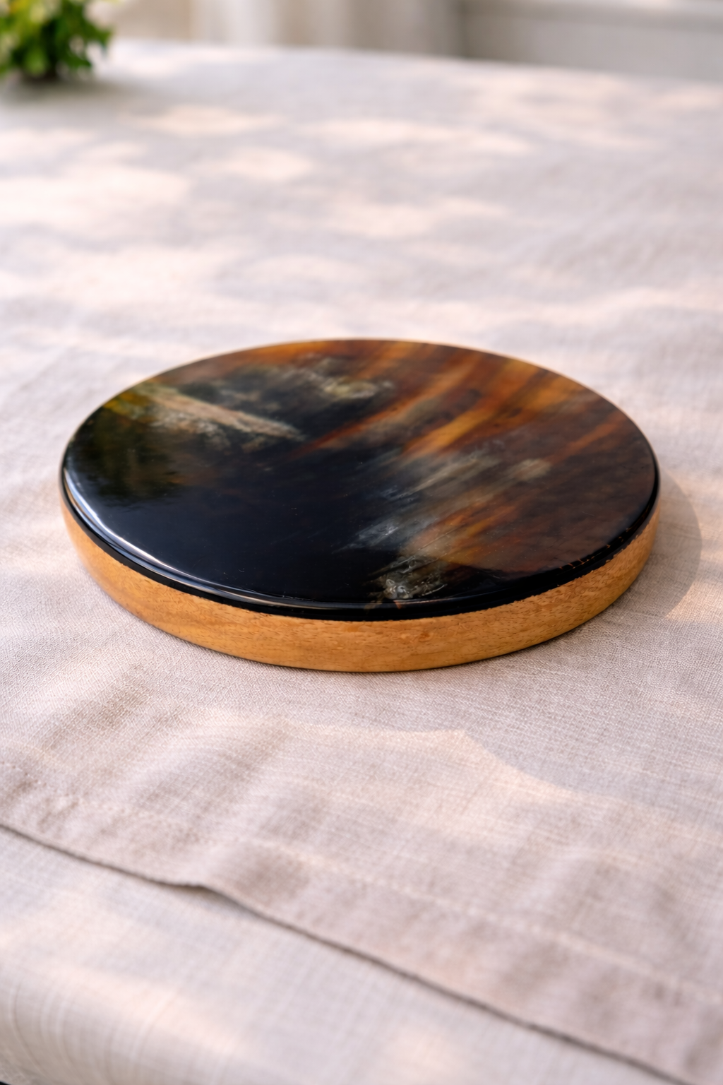 Horn Decorative Catch-All Plate