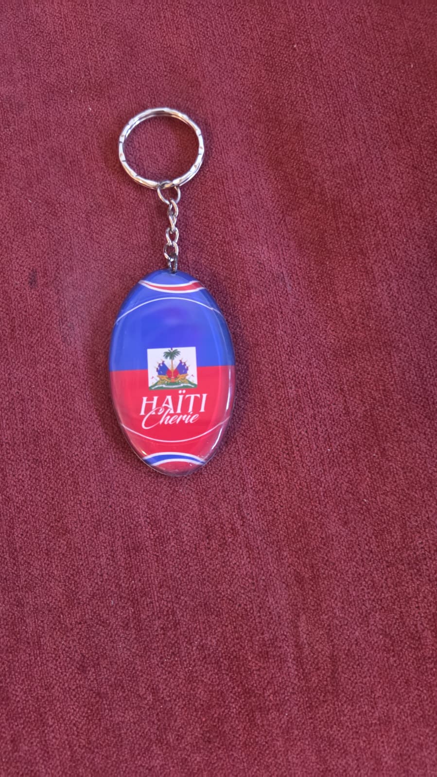 Haïti Chérie Resin Keychain