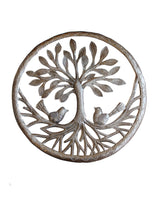 Haitian Tree of Life Metal Art - Round