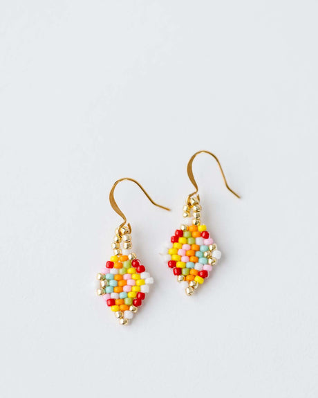 Beaded Confetti Earrings