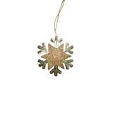 Glitter Snowflake Ornament