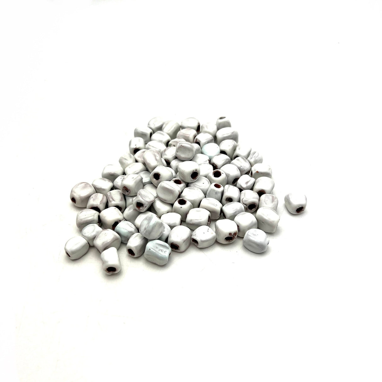Bulk Beads- Starfruit White