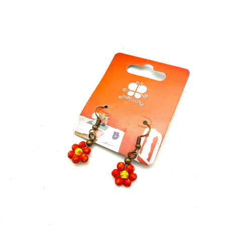 Ceramic Daisy Earring