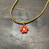 Ceramic Daisy Necklace
