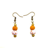 Antiqued Aromatherapy Earrings