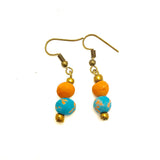 Antiqued Aromatherapy Earrings