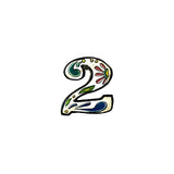 Painted Numbers - White